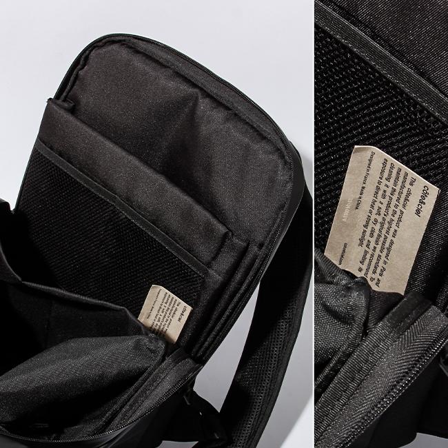 cote&ciel コートエシエル SARU リュック メンズ レディース ブランド バックパック 大容量 軽量 撥水 通学 通勤 旅行 黒 A4 B4 サル― 29027_9