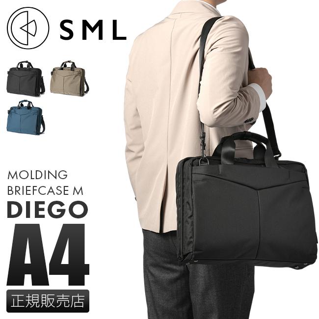 商品レビューで+5%｜SML エスエムエル ビジネスバッグ メンズ ブランド 50代 40代 2WAYブリーフケース 大容量 軽量 防水 撥水 肩掛け 通勤 黒 大きめ A4 B4 ビジネスバッグ ラミン LAMINE HELMET 2WAY BRIEFCASE M K905008 SML エスエムエル バッグ ビジネスバッグ メンズ ブランド 50代 40代