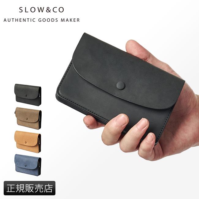 SLOW（スロウ） 財布 二つ折り財布 ミニ財布 薄い財布 薄型 日本製 本