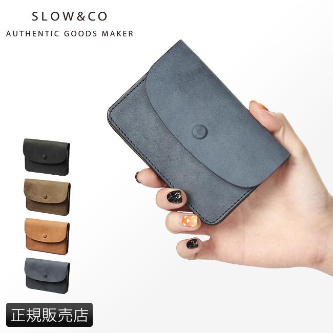 SLOW（スロウ） 財布 二つ折り財布 ミニ財布 小さい財布 薄型 日本製 