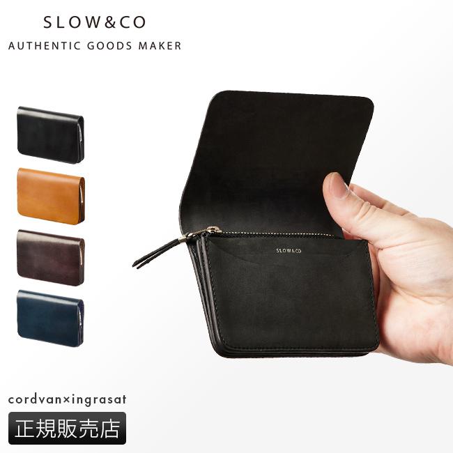 SLOW（スロウ） 財布 コードバン 二つ折り財布 ミニ財布 ミニ