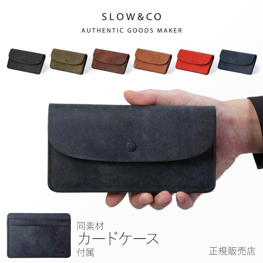 商品レビューで+5%｜SLOW スロウ 長財布 メンズ レディース ブランド レザー 本革 日本製 薄型 薄い財布 ロングウォレット カードケース付属 プエブロ Pueblo long wallet SO900P SLOW（スロウ） 長財布 メンズ レディース ブランド レザー 本革 日本