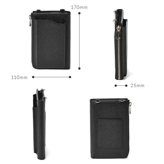 SONNE（ゾンネ） スマホショルダー ショルダーウォレット 本革 財布