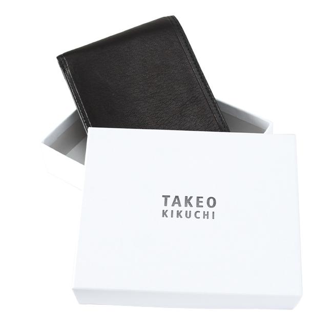 TAKEO KIKUCHI（タケオキクチ） 財布 二つ折り財布 メンズ 本革 レザー