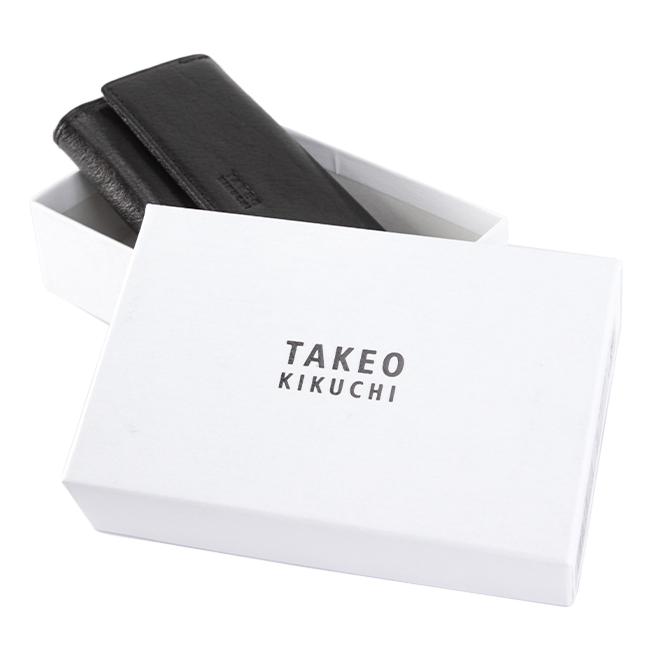TAKEO KIKUCHI タケオキクチ キーケース メンズ 本革 レザー 小さい