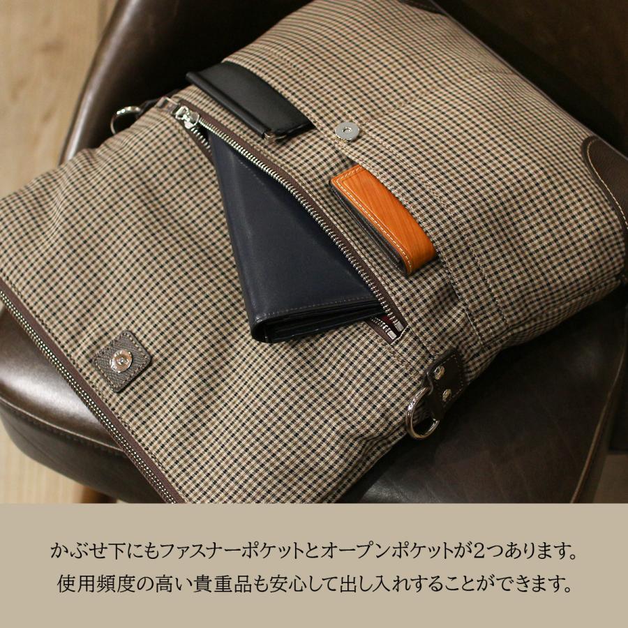 商品レビューで+5%｜タケオキクチ ショルダーバッグ メンズ ブランド 軽量 日本製 撥水 斜めがけ 薄型 横型 チェック柄 40周年記念モデル サードガンクラブ TAKEO KIKUCHI 723182 TAKEO KIKUCHI（タケオキクチ） ショルダーバッグ メンズ ブランド