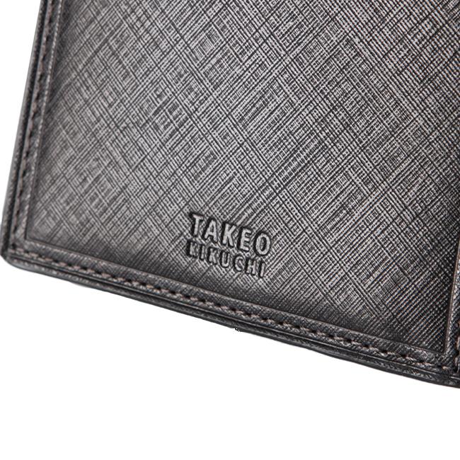 TAKEO KIKUCHI（タケオキクチ） 財布 二つ折り財布 メンズ 本革 レザー