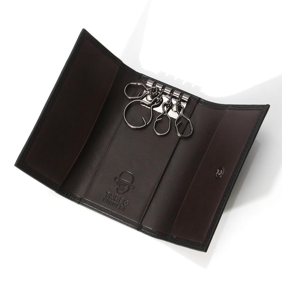 タケオキクチ キーケース 鍵入れ 鍵 4連 コンパクト 小さめ メンズ