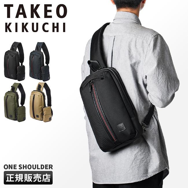 新品✨TAKEO KIKUCHI タケオキクチ ボディバッグ 黒 ワンショルダー TAKEO KIKUCHI（タケオキクチ） ボディバッグ ワンショルダーバッグ