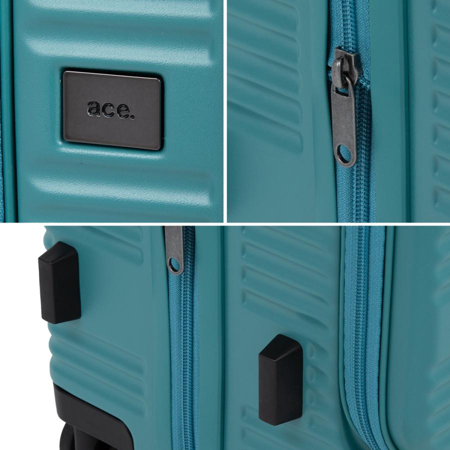 エース スーツケース 機内持ち込み Sサイズ SSサイズ 34L/40L 軽量 小型 拡張 フロントオープン 静音キャスター ストッパー サルートン ace.TOKYO 05361_18