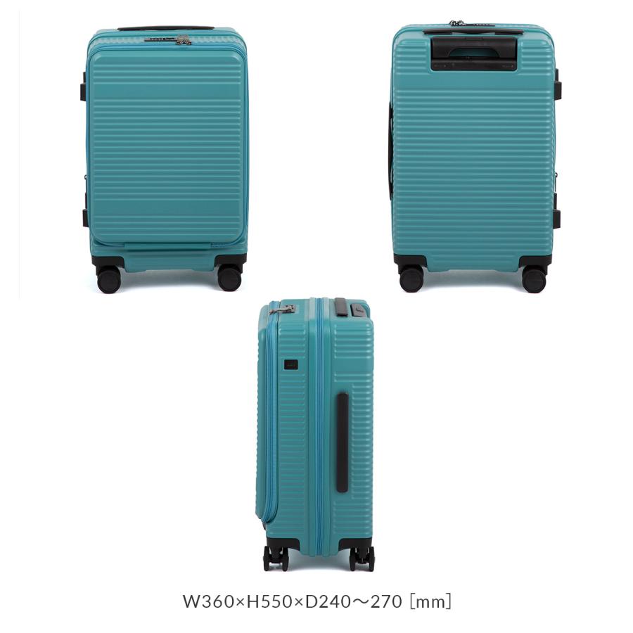 エース スーツケース 機内持ち込み Sサイズ SSサイズ 34L/40L 軽量 小型 拡張 フロントオープン 静音キャスター ストッパー サルートン ace.TOKYO 05361_8