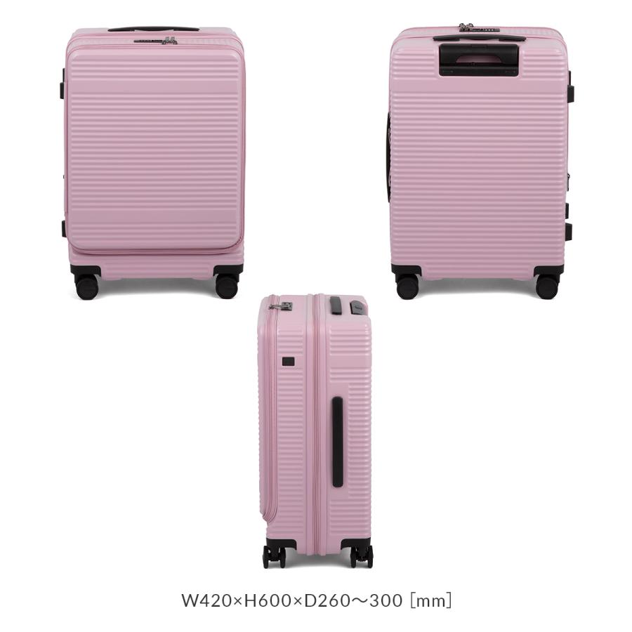 ace. TOKYO LABEL エース スーツケース Mサイズ 47L/57L 中型 拡張