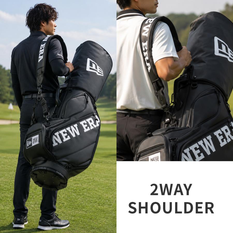 NEW ERA（ニューエラ） ゴルフ キャディバッグ ゴルフバッグ ツアー