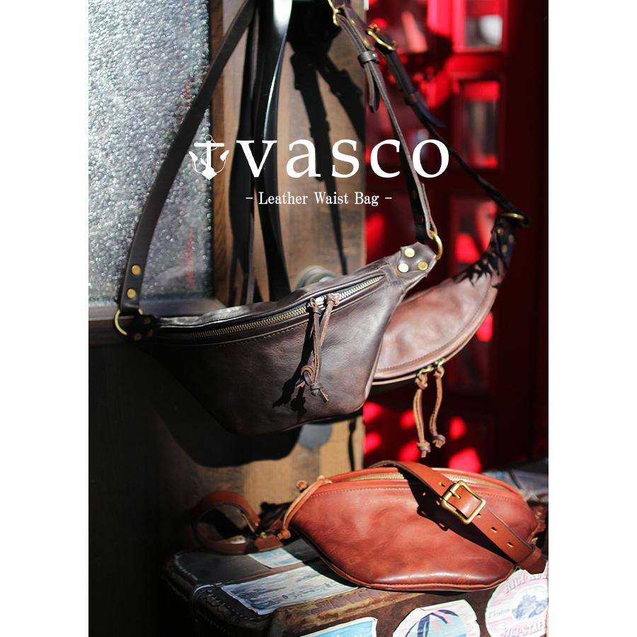 vasco（ヴァスコ） ウエストバッグ 本革 日本製 メンズ オールドオイル
