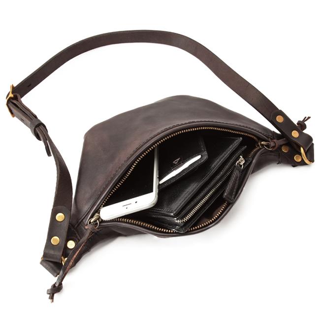 vasco（ヴァスコ） ウエストバッグ 本革 日本製 メンズ オールドオイル