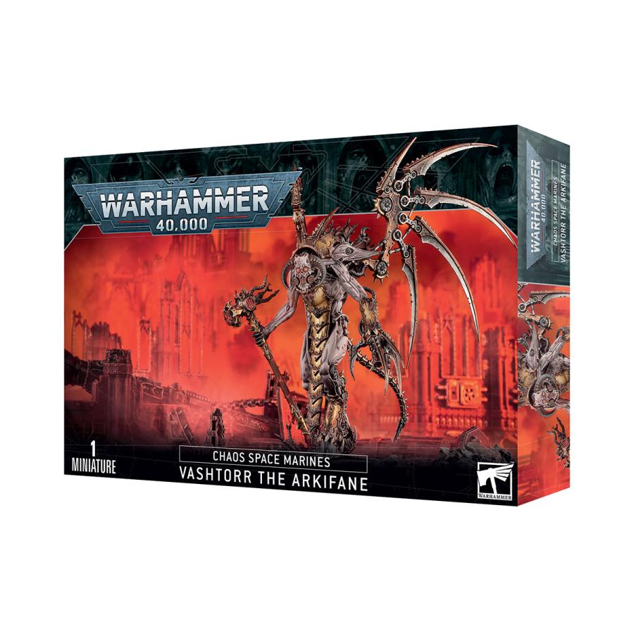 ウォーハンマー 40000 ケイオス・スペースマリーン：“魔導造主”ヴァシュトール WARHAMMER 40k CHAOS SPACE MARINES: VASHTORR THE ARKIFANE 43-99の画像