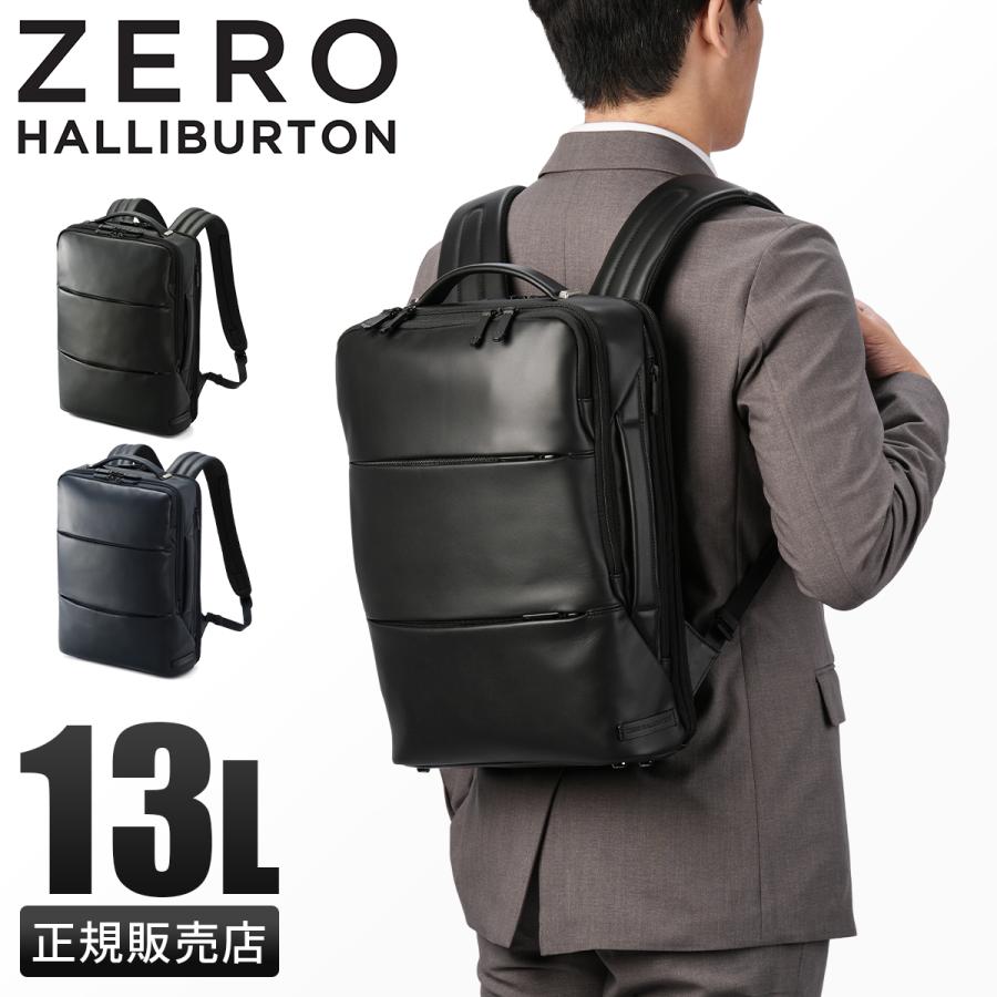 ZERO HALLIBURTON ビジネスバッグ ブラック レザー 2way ZERO HALLIBURTON（ゼロハリバートン） 最大50% 5/5限定 ビジネス