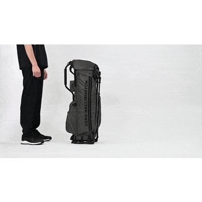ZERO HALLIBURTON - ゼロハリバートン ゴルフ 手持ち部分 スタンドキャディバッグ 9型 4取り分ける メンズ ブランド名 ゴルフ御徒面子 コーデュラシリーズ GOLF 85031