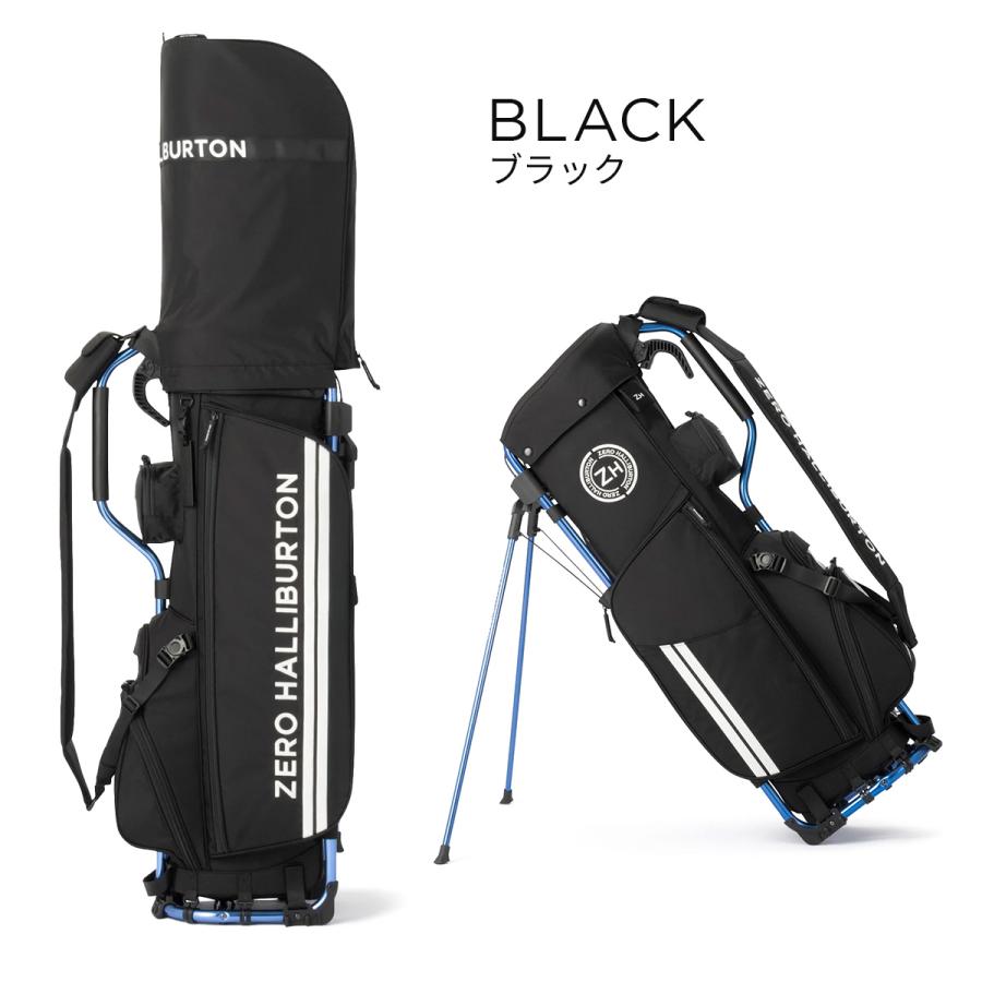ZERO HALLIBURTON - ゼロハリバートン ゴルフ 手持ち部分 スタンドキャディバッグ 9型 4取り分ける メンズ ブランド名 ゴルフ御徒面子 コーデュラシリーズ GOLF 85031