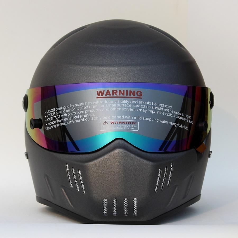 マットブラックATV-1バンディットフルフェイスオンロードガラス繊維ヘルメット 装飾用ヘルメット ガラス繊維 フルフェイスヘルメット ATV-1 シリーズ