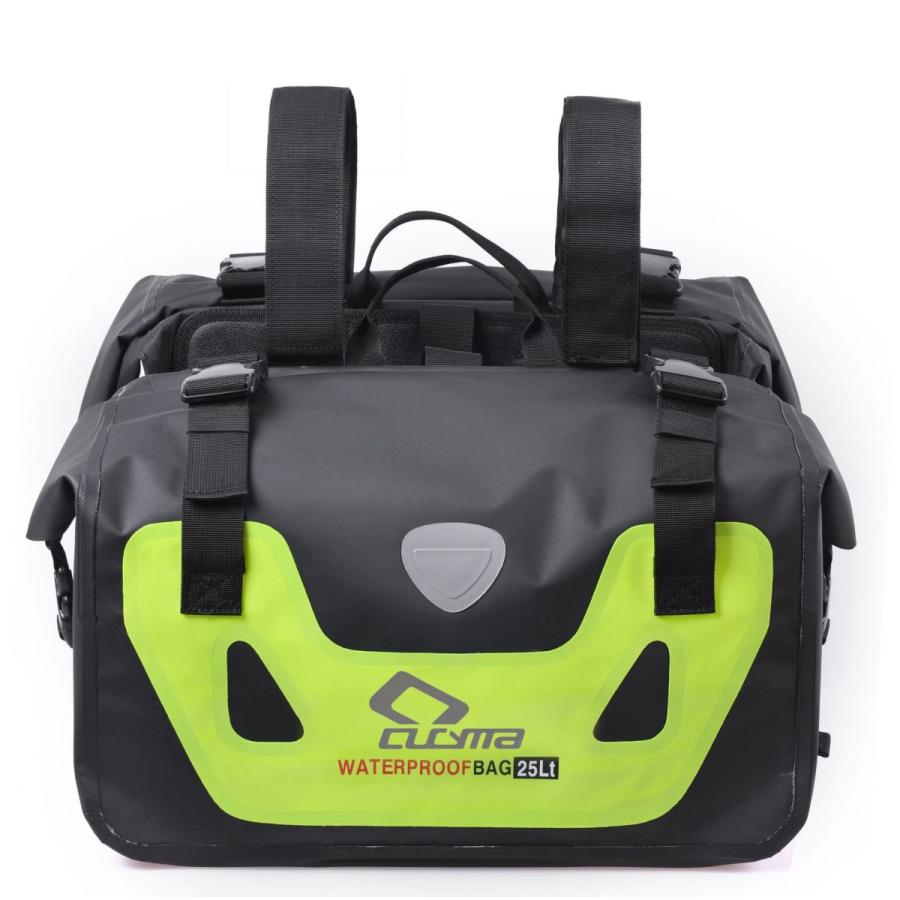 Cucyma] サイドバッグ サドルバッグ ツーリング リアバッグ シート