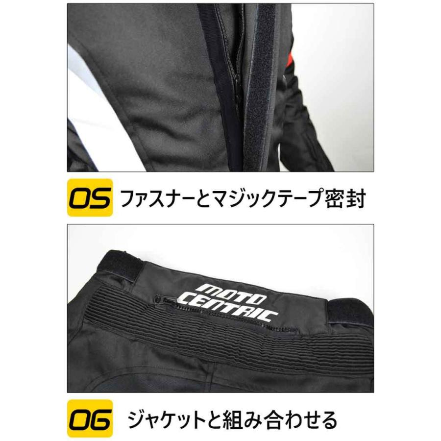 MOTO CENTRIC] バイク用メンズ オックスフォード布 ジャケット&パンツ
