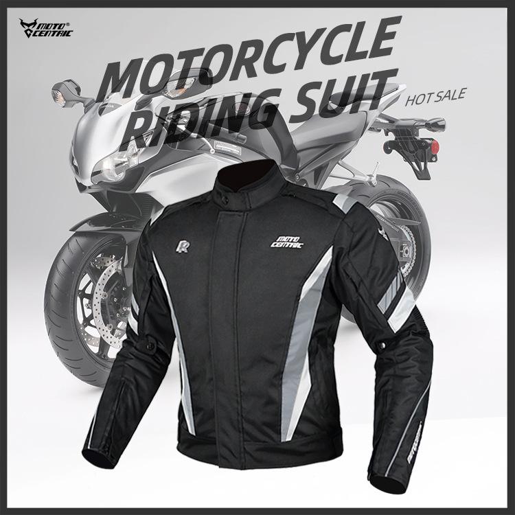 MOTO CENTRIC] バイク用メンズ オックスフォード布 ジャケット