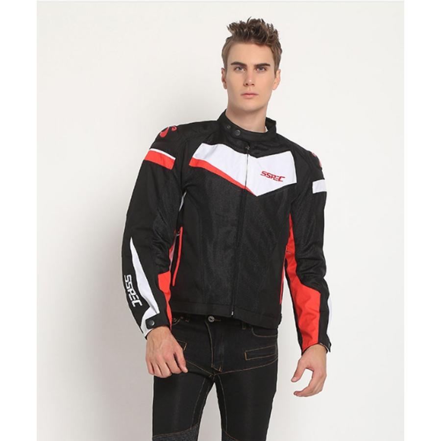 SSPEC] バイク用 レーシング メンズ メッシュ ジャケット オール
