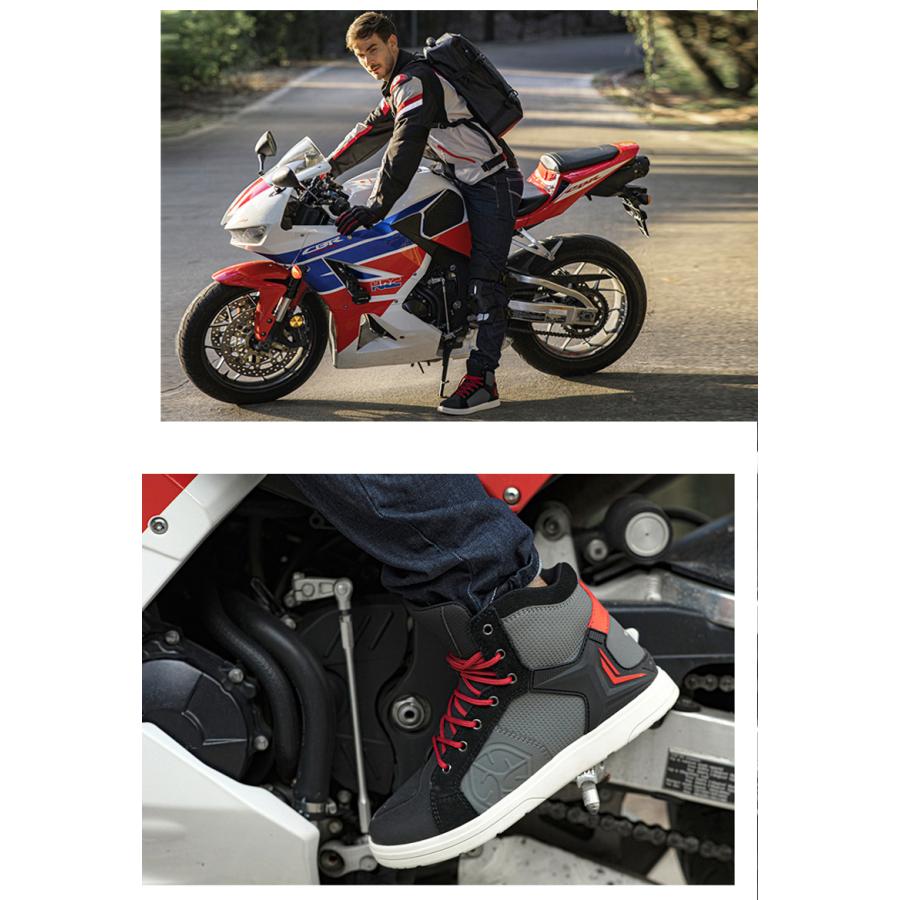 SCoyco モトクロスブーツ オレンジ/ブラック SCOYCO 軽量、初心者にも最適な オフロードブーツ MBM009 ブラック