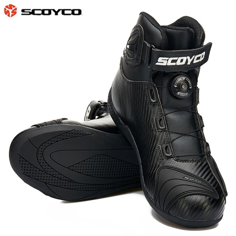 SCOYCO] スコイコ バイクウエア ライダーブーツ レーシング靴 競技用