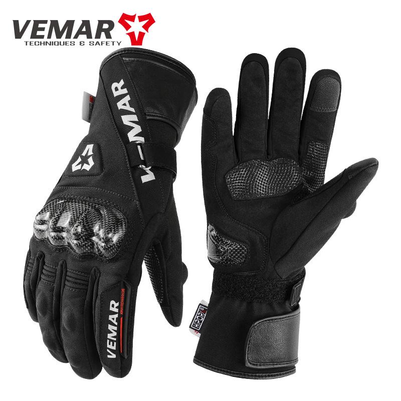 VEMAR] バイク用 レーシング グローブ 手袋 通気 防寒防風保温 バイク