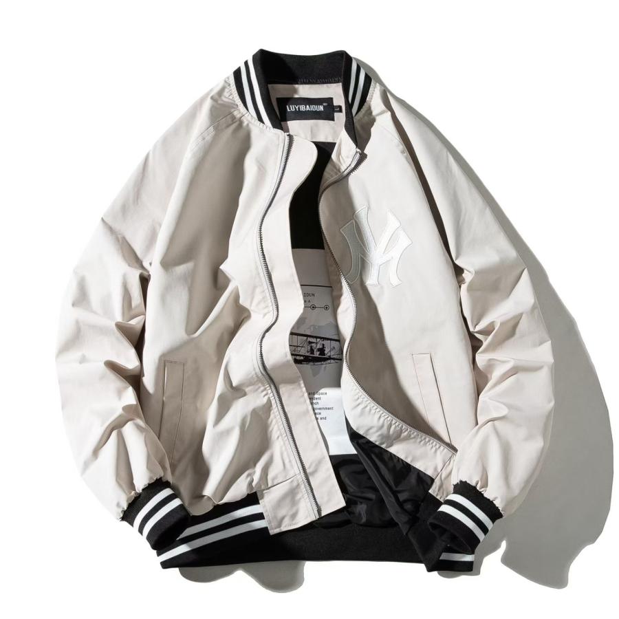 ヤンキーススカジャン ヨコスカ] 男女兼用 ヤンキース刺繍マーク スカジャン 横須賀