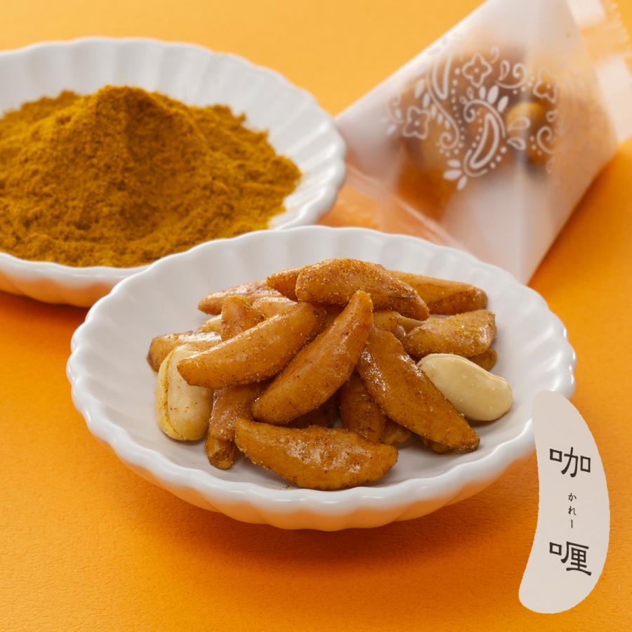 京の柿種 ご愛食用 アソート (かれー・甘醤油・旨えび) (1袋8g