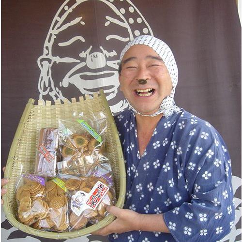 安来節屋 せんべい(安来自慢) どじょうすくい 煎餅セット : 物産展