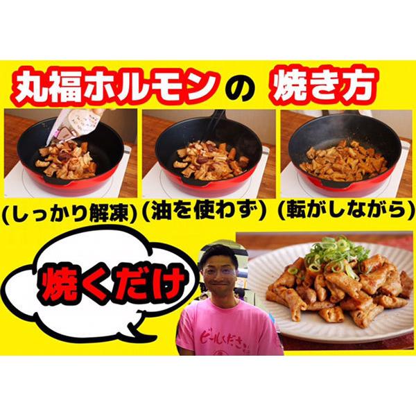 国産 豚ホルモン 焼肉 丸福ホルモン 業務用1kg&times;2個「しょうゆ味」「うま塩ペッパー」選べる 食べ比べセット 菊脂（キクアブラ）バーベキュー 肉 ホルモン焼き