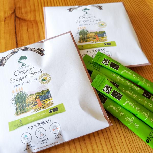 フェアトレード オーガニック スティックシュガー 有機栽培 砂糖 40本入り 本入り 2 1本4g コーヒーシュガー Smileforest Original07 物産展グルメ 通販 Yahoo ショッピング