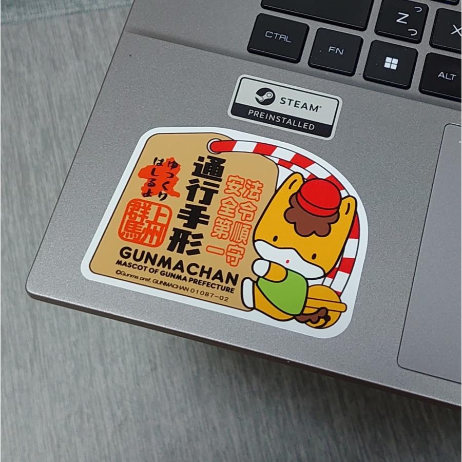 ぐんまちゃんドラレコステッカー&通行手形ステッカー 2枚セット 群馬県