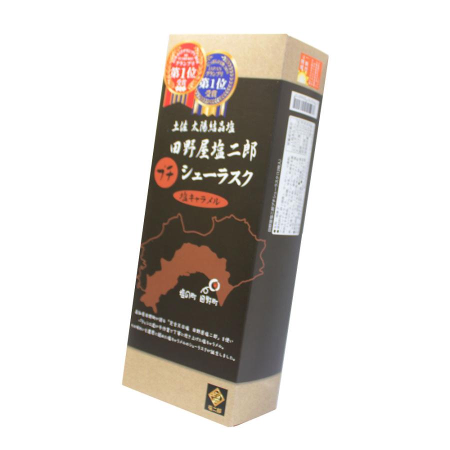 ラスク 田野屋塩二郎 プチシューラスク 塩キャラメル味 完全天日塩使用