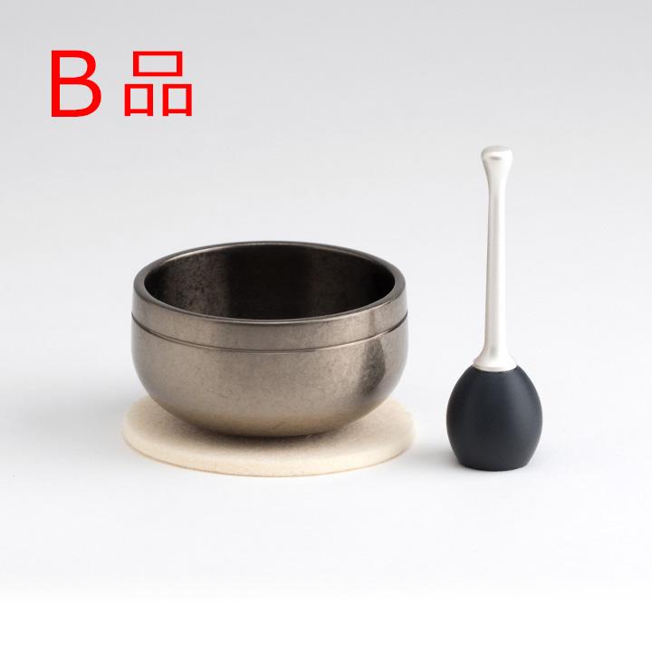 【B品】【訳あり】おりんセット 夢想りん 朧銀色 1.8寸 / 2.0寸 リン棒付き | 