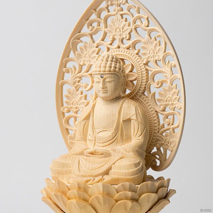 仏像 釈迦如来 座像 ヒノキ製 丸座 2寸 曹洞宗・臨済宗・天台宗 仏像 釈迦如来 座像 ヒノキ製 丸座 2寸 曹洞宗・臨済宗・天台宗