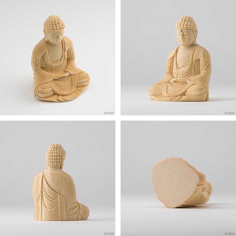 仏像 釈迦如来 座像 ヒノキ製 丸座 2寸 曹洞宗・臨済宗・天台宗 仏像 釈迦如来 座像 ヒノキ製 丸座 2寸 曹洞宗・臨済宗・天台宗