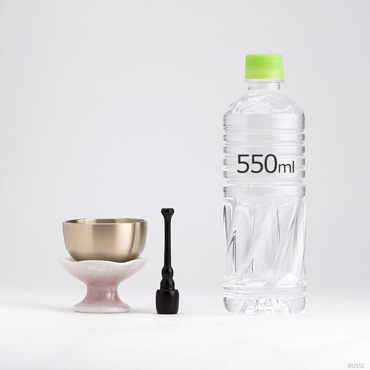 おりんセット ほのか 九谷銀彩ピンク 2.0寸/2.3寸  (スタンドりん棒 おりん 仏具 おしゃれ ミニ モダン) |  | 09