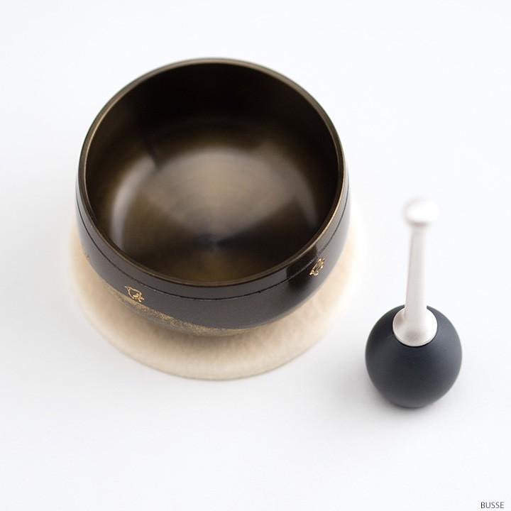 おりんセット なみちどり 1.6寸 / 1.8寸 / 2.0寸 リン棒付き （おりん 仏具 おしゃれ ミニ モダン 乗光りん 波千鳥 仏壇 手元供養） |  | 02