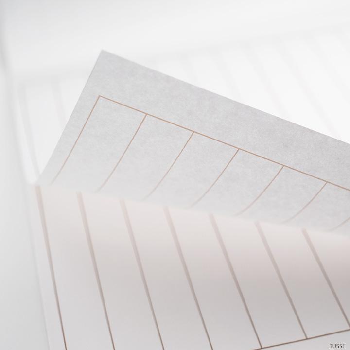 新用紙】7冊セット 写経用紙 50枚つづり 般若心経 見本付 (羯諦 仏説