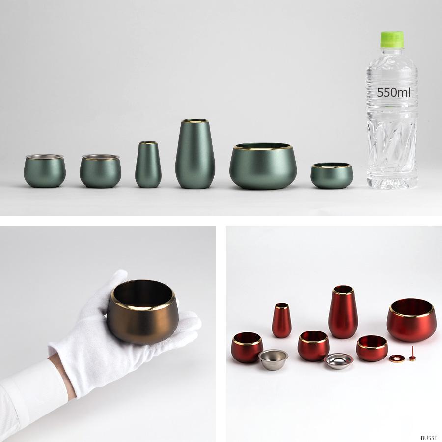 小瀬戸仏花器 和風 プリザーブドフラワー 仏花 大日如来（だいにちにょらい