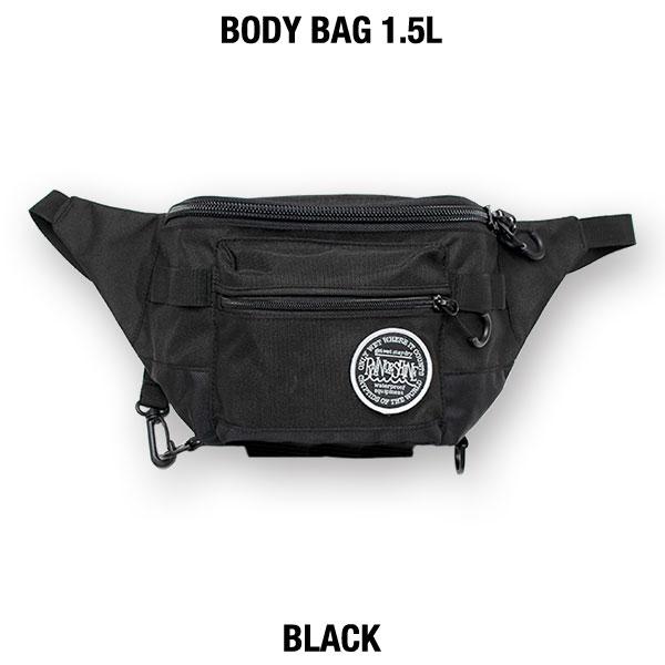 RAIN OR SHINE レイン　ボディバッグ BODY BAG BLACK RAIN OR SHINE BODY BAG 1.5L / 2023-2024モデル ボディーバッグ