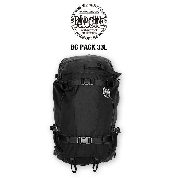 RAIN OR SHINE BC PACK 33L Full model change / 2024-2025モデル フル