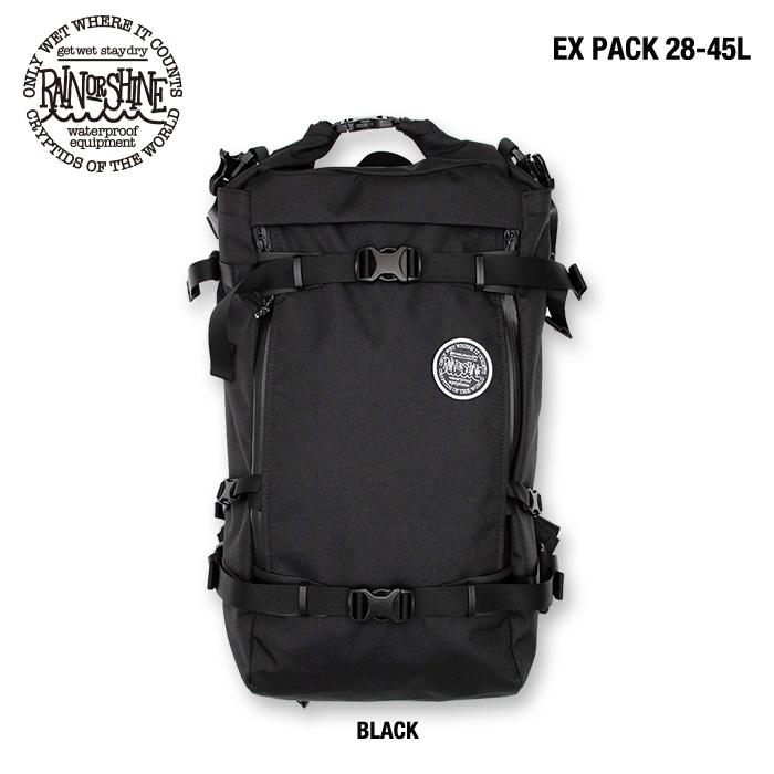 RAIN OR SHINE EX PACK 28-45L / 2025-2026モデル 拡張可能なバック