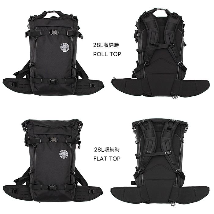 RAIN OR SHINE EX PACK 28-45L / 2025-2026モデル 拡張可能なバック