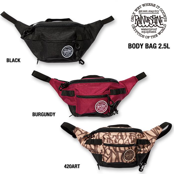RAIN OR SHINE BODY BAG 2.5L / 2025-2026モデル ボディーバッグ
